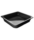 Black tray melamine gastronorm 2/3 of Lacor