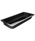 Black tray melamine gastronorm 2/4 of Lacor