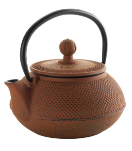 Lacor bamboo cast iron teapot