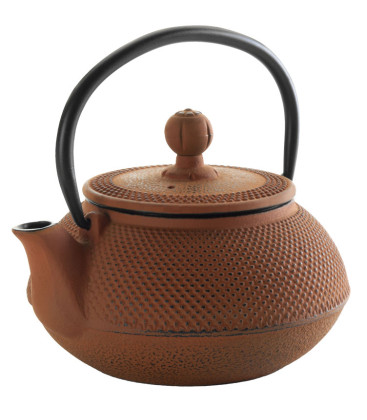 Lacor bamboo cast iron teapot