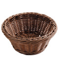 Basket of bread round