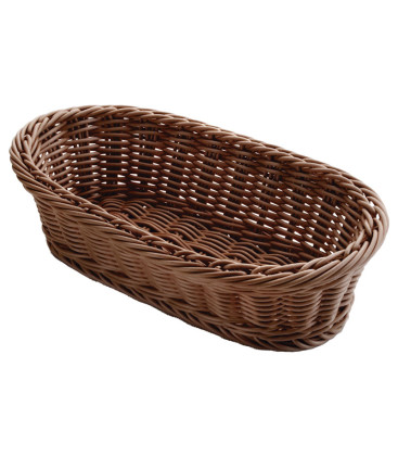 Cesta de pan oval marrón de Lacor