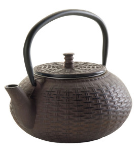 Lacor black cast iron kettle