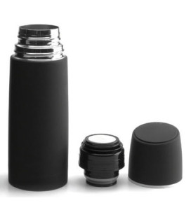 conteneur de thermos en acier inoxydable 18/10 noir de Lacor