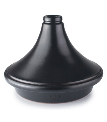 Tajine NATURAL NEGRO barro esmaltado de Ibili