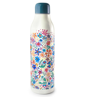 Bouteille thermos double paroi Baroque Black de Ibili