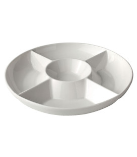 Bandeja de porcelana 5 compartimentos ZENSAI de Lacor