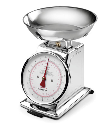 Scale mechanics with stainless bowl of Lacor