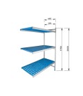 Bookcase 5 shelves of Lacor open