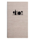 Portamenú con fundas fijas SOPHIE para vinos de Lacor