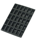 Molde silicona BLACK 60X40 MINI CAKE 30 cavidades de Lacor