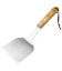 LACOR espátula acodada BBQ NORDIC 30cm acero inoxidable y caucho