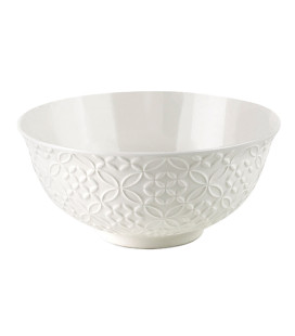 IBILI set 6 boles gres esmaltado JARDÍN WHITE 16 cm 700 ml 687900