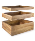 LACOR caja NORD BUFFET GN 1/1 de acacia para hostelería