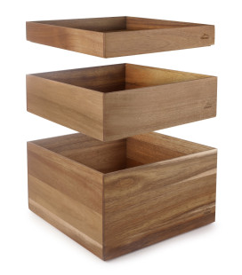 LACOR caja NORD BUFFET GN 1/2 de acacia para hostelería