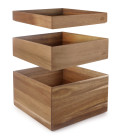 LACOR caja NORD BUFFET GN 1/2 de acacia para hostelería