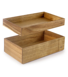 LACOR caja NORD BUFFET GN 1/3 de acacia para hostelería