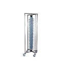 LACOR carro portaplatos 84 platos hasta 32cm acero inoxidable 18/10 y aluminio