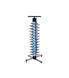 LACOR soporte portaplatos 48 platos hasta 32cm aluminio y caucho