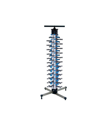 LACOR soporte portaplatos 48 platos hasta 32cm aluminio y caucho