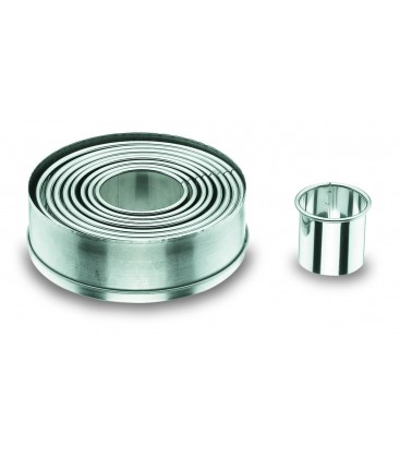 Box 9 smooth round pasta cutter, stainless of Lacor