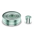 Box 9 smooth round pasta cutter, stainless of Lacor