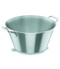 Conical pot with handles 18/10 stainless of Lacor