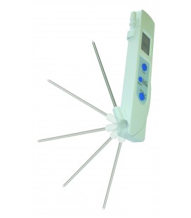 Thermomètre infrarouge à double + sonde de Lacor