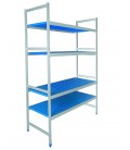 Simple shelving 5 shelves of Lacor