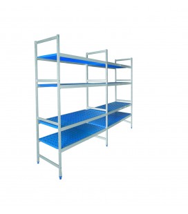 Triple shelving 4 racks of Lacor