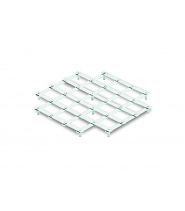 Lacor stainless square table mat