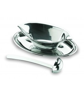 Gravy boat Luxe with a spoon of Lacor