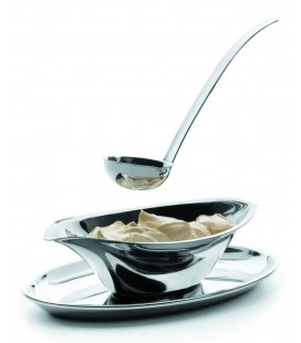 Gravy boat Luxe with a spoon of Lacor