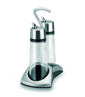 Cruet Luxe 2 pieces with support of Lacor