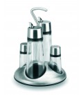 Cruet Luxe 4 pizzas with support of Lacor