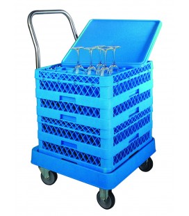 Carro porta-cestas de lavavajillas con asa de Lacor