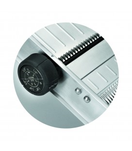 Mandolina Inoxidable con Protector Cuchillas Revolver
