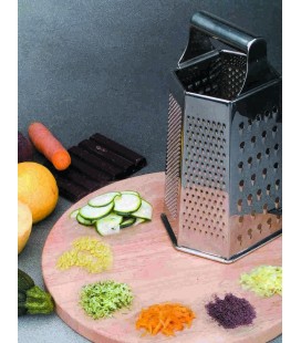 Lacor 6-sided stainless grater