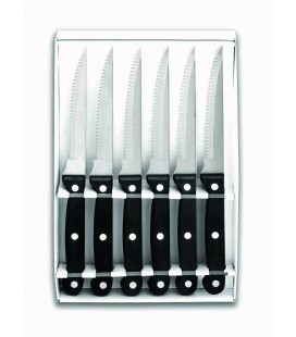 Set 6 knives loins Lacor smooth