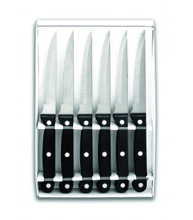 Set 6 longes couteaux Micro Lacor dentelé