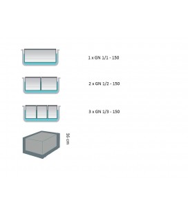 Bain-Marie electric Gastronorm 1/1 of Lacor