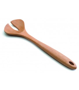 Tenedor ensalada madera haya de Lacor