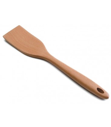 En bois hêtre Lacor spatule lisse