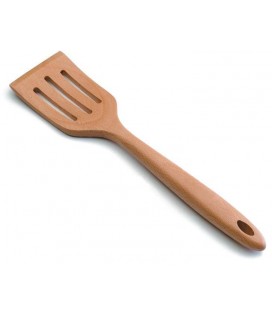 Perforated spatula wood beech Lacor