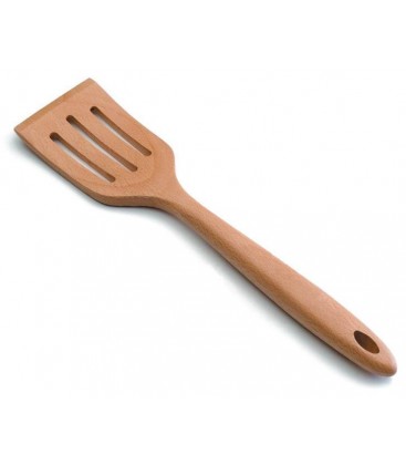 Perforated spatula wood beech Lacor