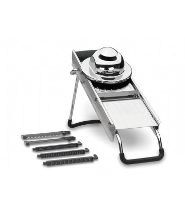 Mandoline inox Luxe avec 5 lames de Lacor