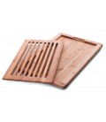 Couper le pain de 40 x 30 x 2 CM de la table de bambou Lacor