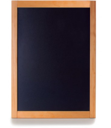 Chalkboard menu hanging Lacor