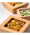Street food - cajas y bandejas reciclables y biodegradables